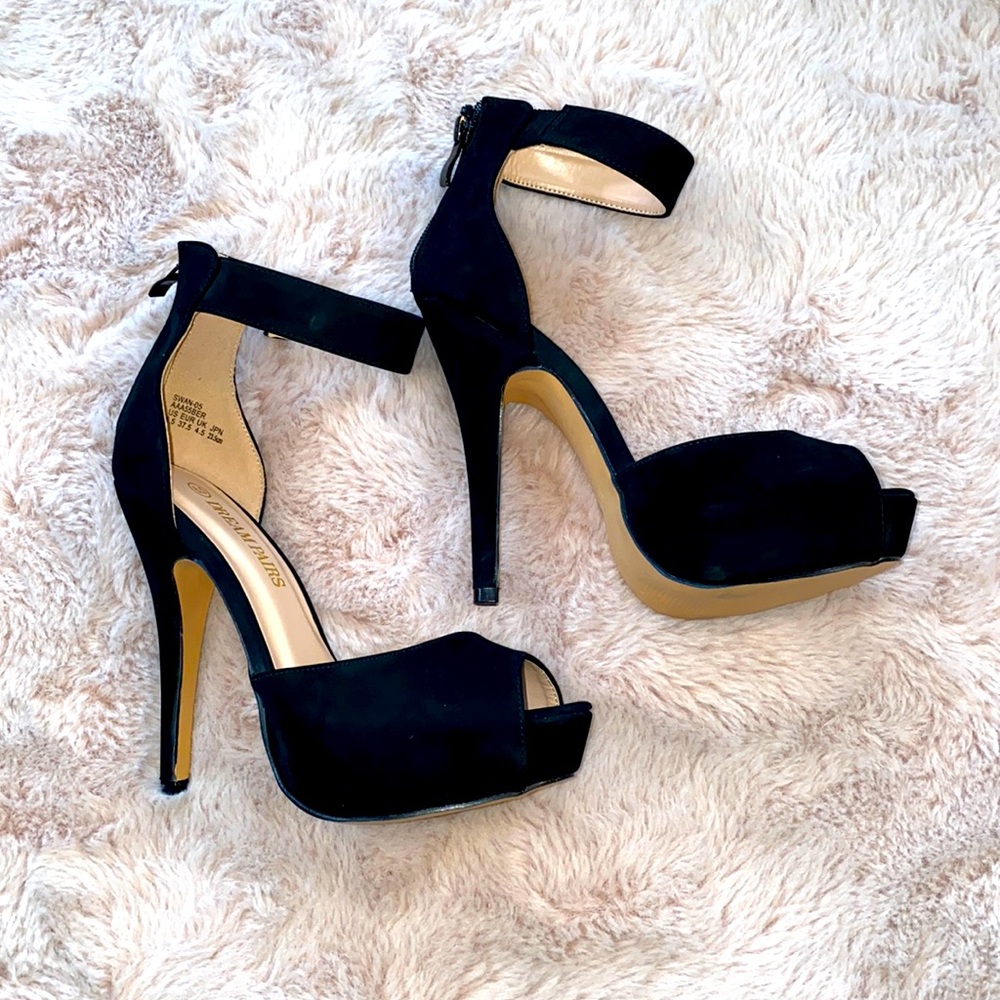 DREAM PAIRS Women's Hi-Lo High Heel Platform Pump Sandals